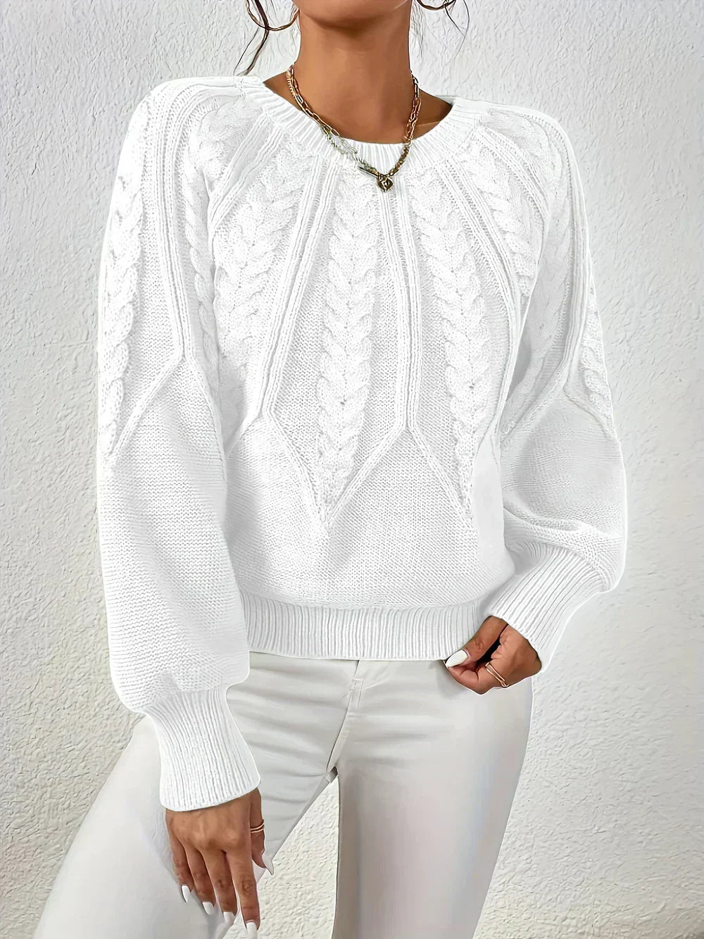 Heidi | Pull en tricot élégant à col rond
