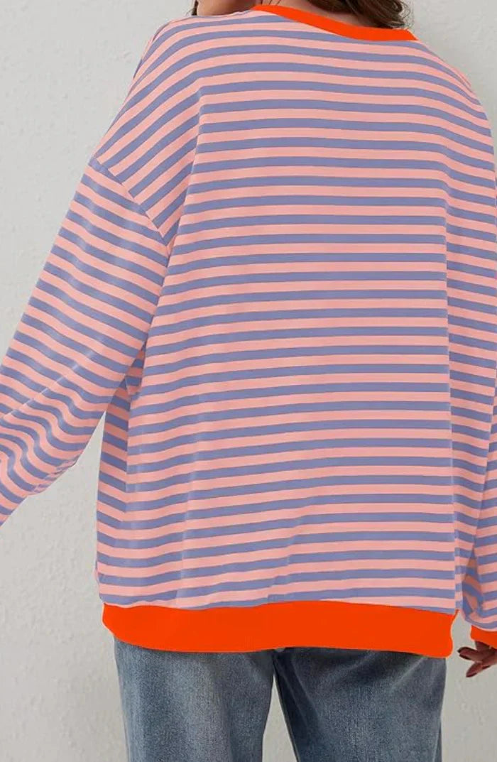 Monika | Pull à rayures en grandes tailles