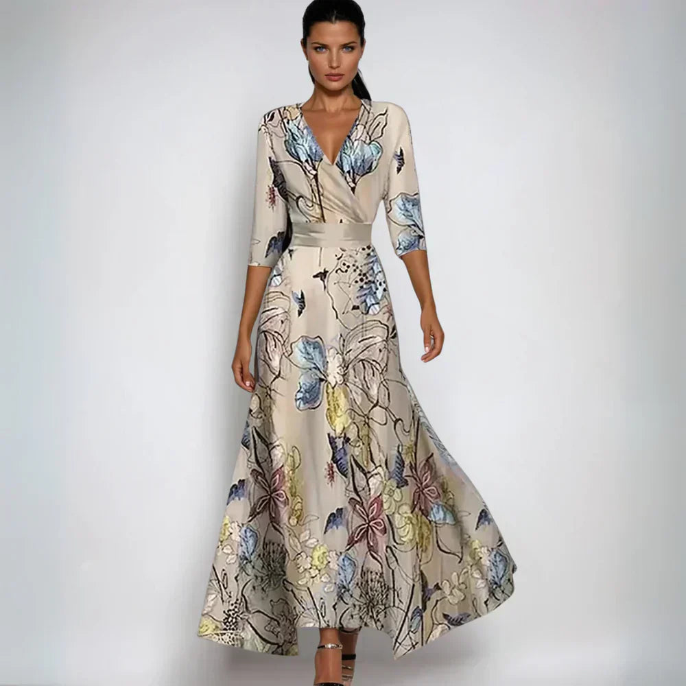 Erica | Robe florale élégante