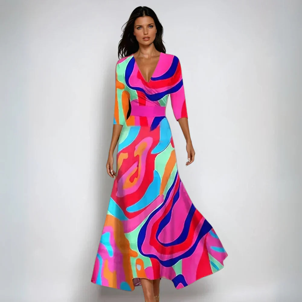 Erica | Robe florale élégante