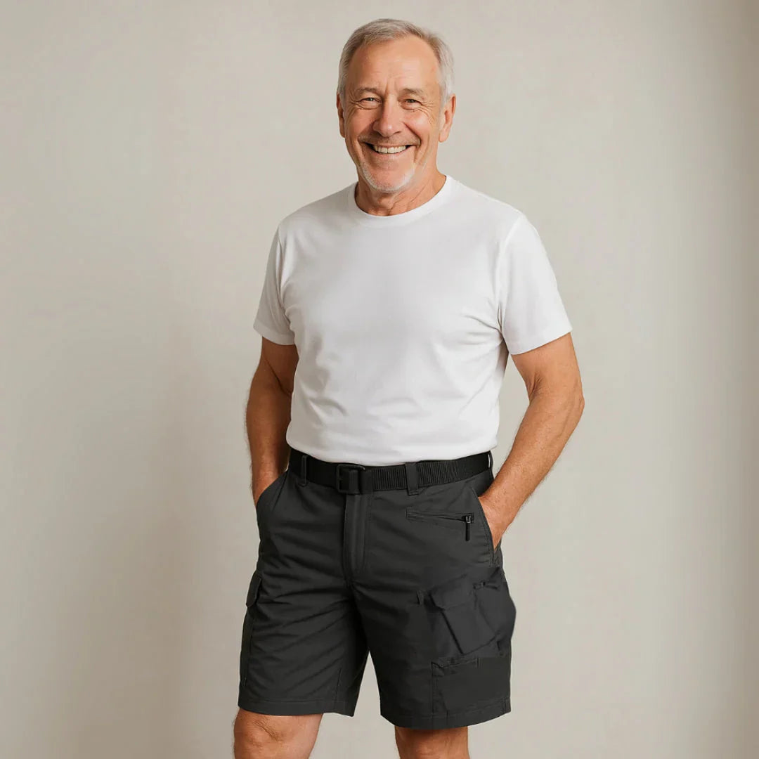 Damian | Short cargo à 7 poches avec taille réglable