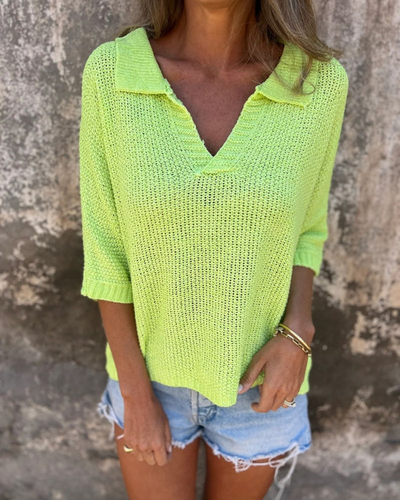 Katia | Haut en maille bohème pour femmes