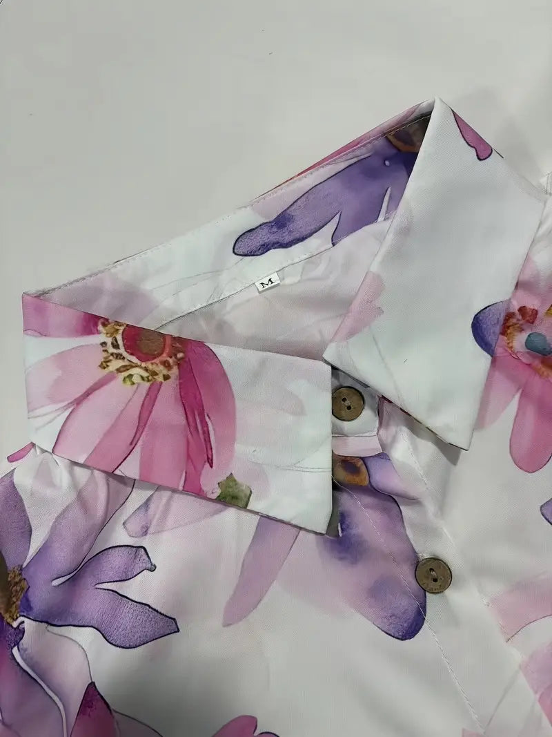 Emiliana | Chemisier floral élégant
