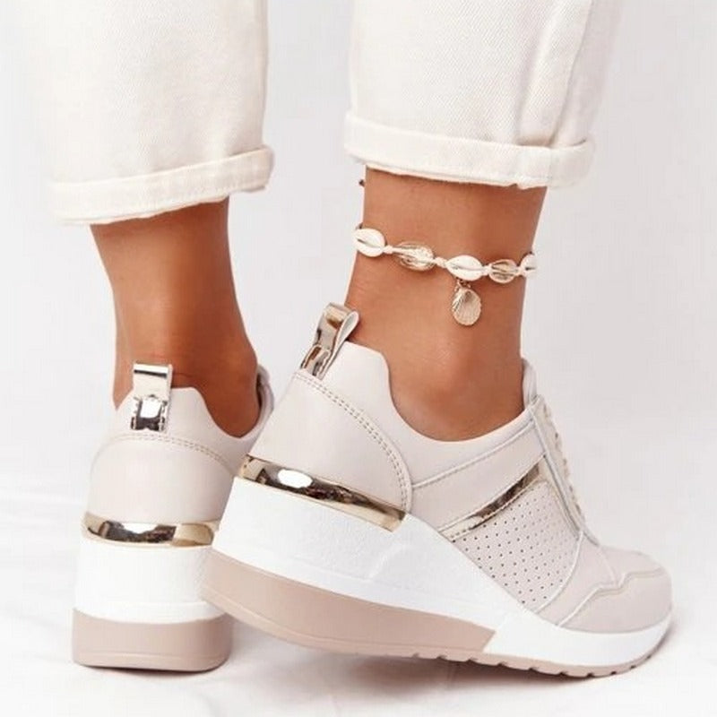 Lorelei | Chaussures de sport de luxe à talon en jute