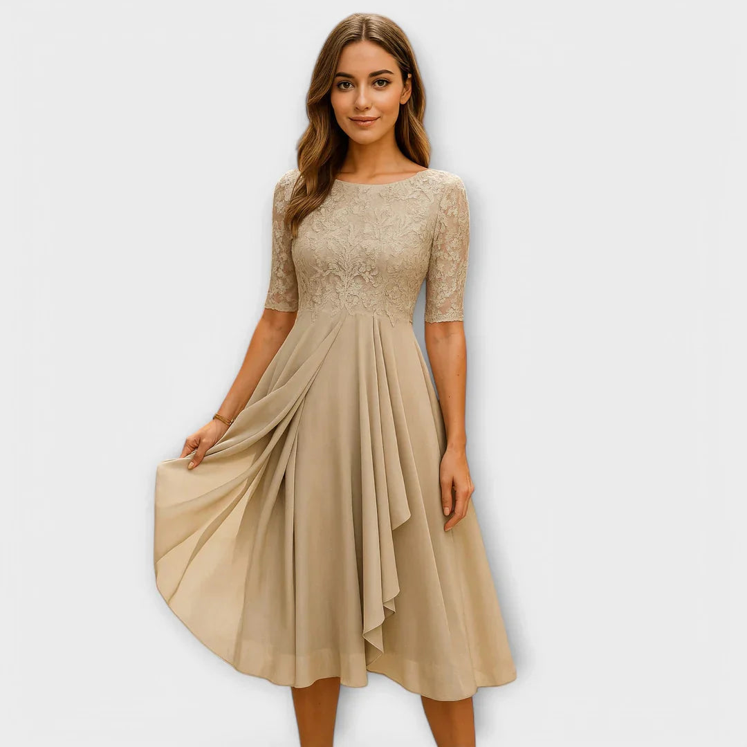 Jacinthe | Robe midi élégante