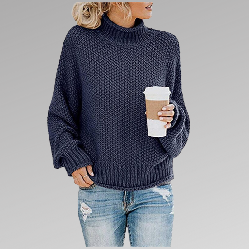 Rosmarie | Pullover à manches longues avec col roulé