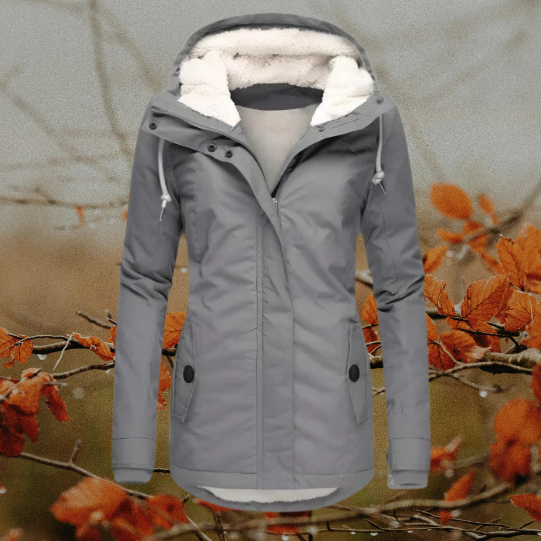 Amélie | Veste d'hiver imperméable avec capuche