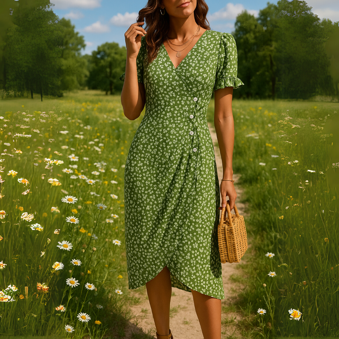 Florencia | Robe de Soirée Élégante à Enveloppe