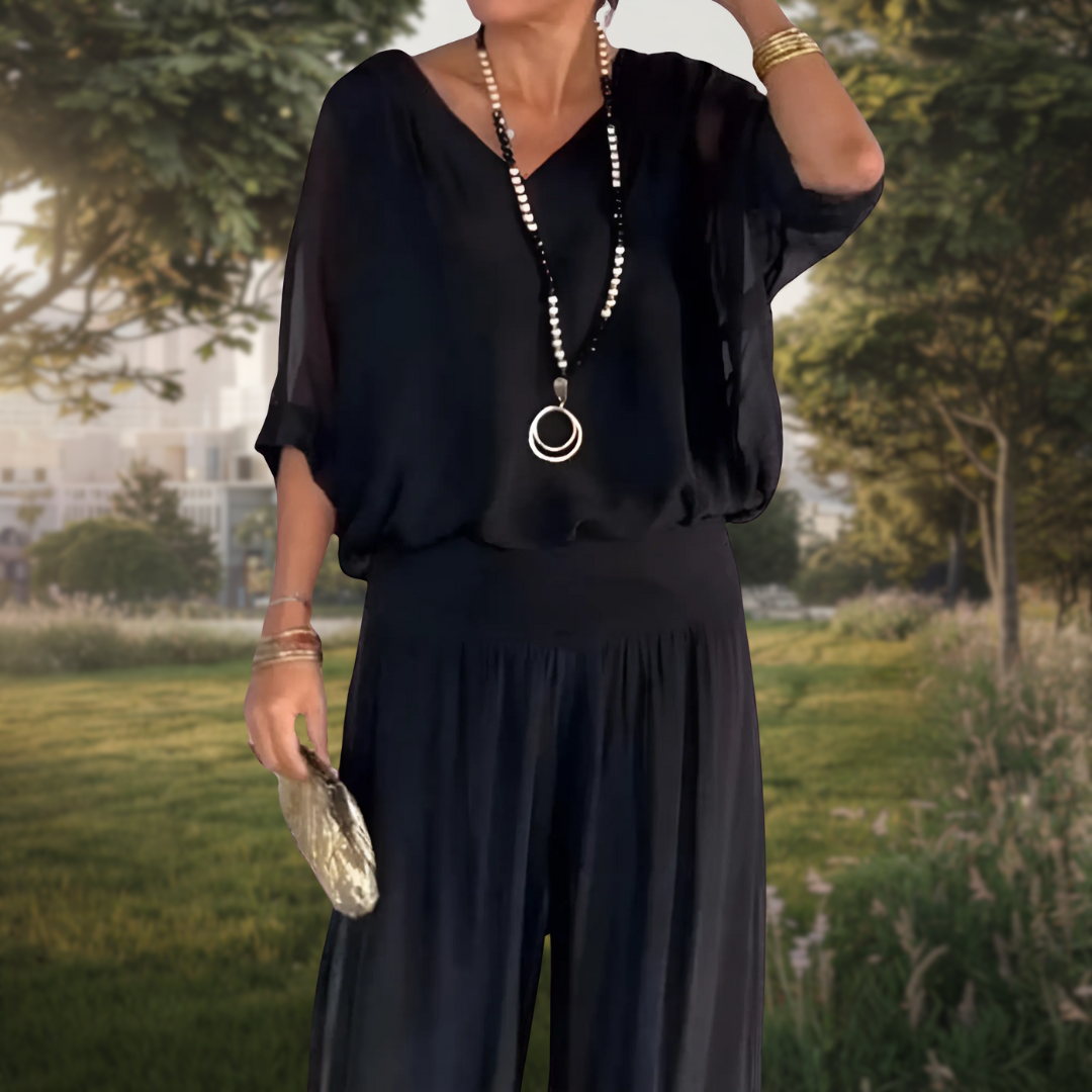 Jolia | Ensemble Bohème Élégant de 2 Pièces avec Ajustement Décontracté