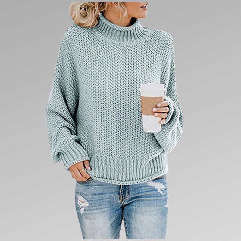Rosmarie | Pullover à manches longues avec col roulé