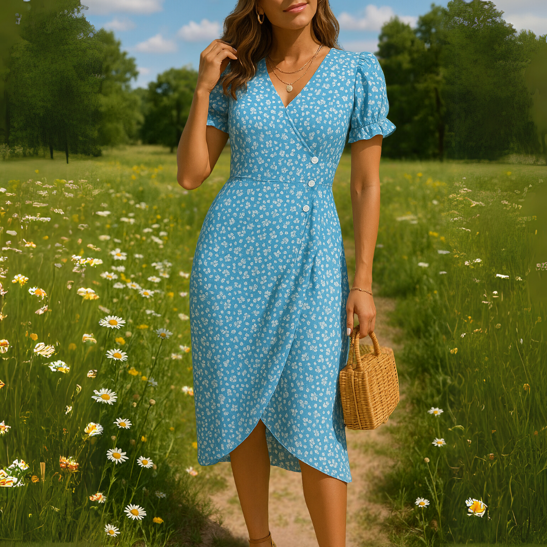 Florencia | Robe de Soirée Élégante à Enveloppe