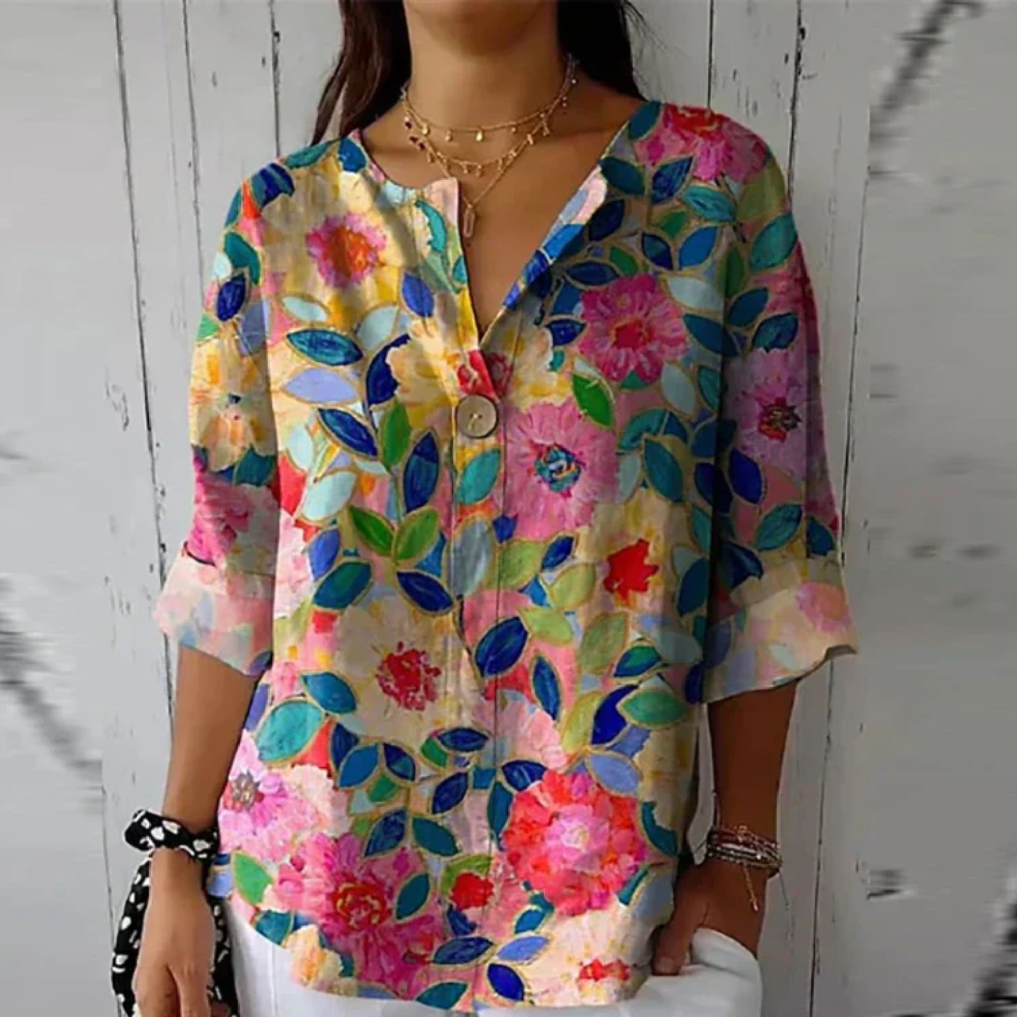 Arlene | Blouse à Imprimé Fleuri