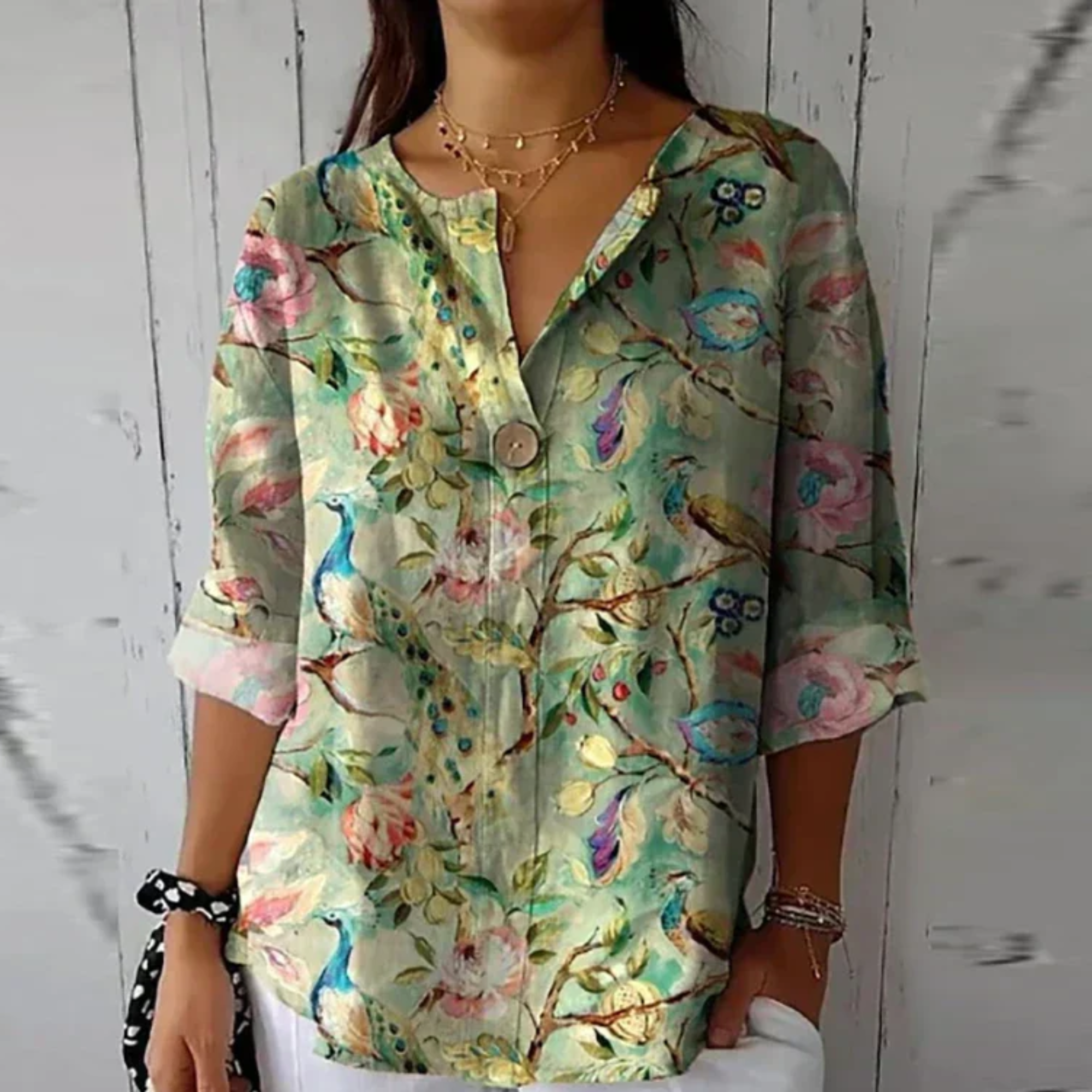 Arlene | Blouse à Imprimé Fleuri