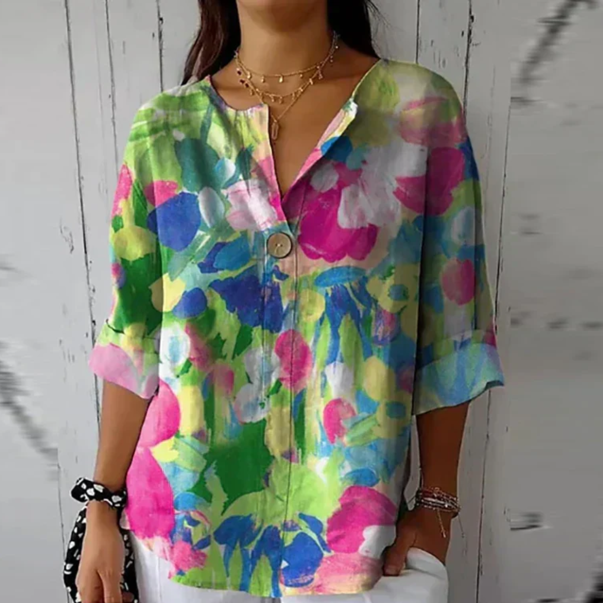 Arlene | Blouse à Imprimé Fleuri
