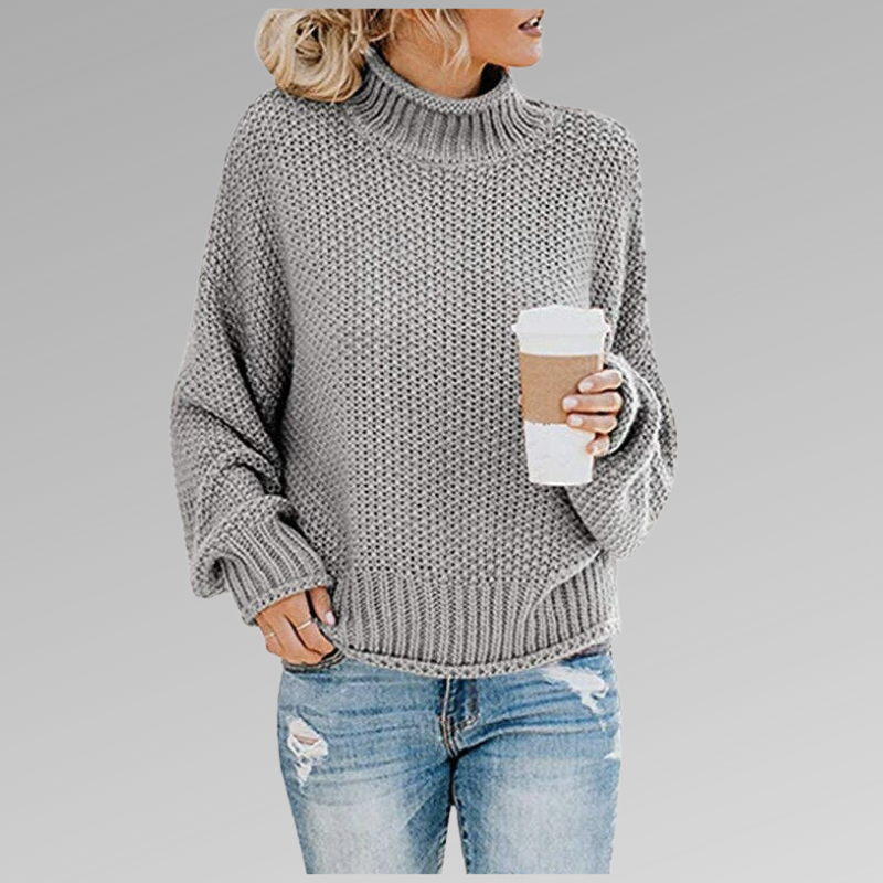 Rosmarie | Pullover à manches longues avec col roulé
