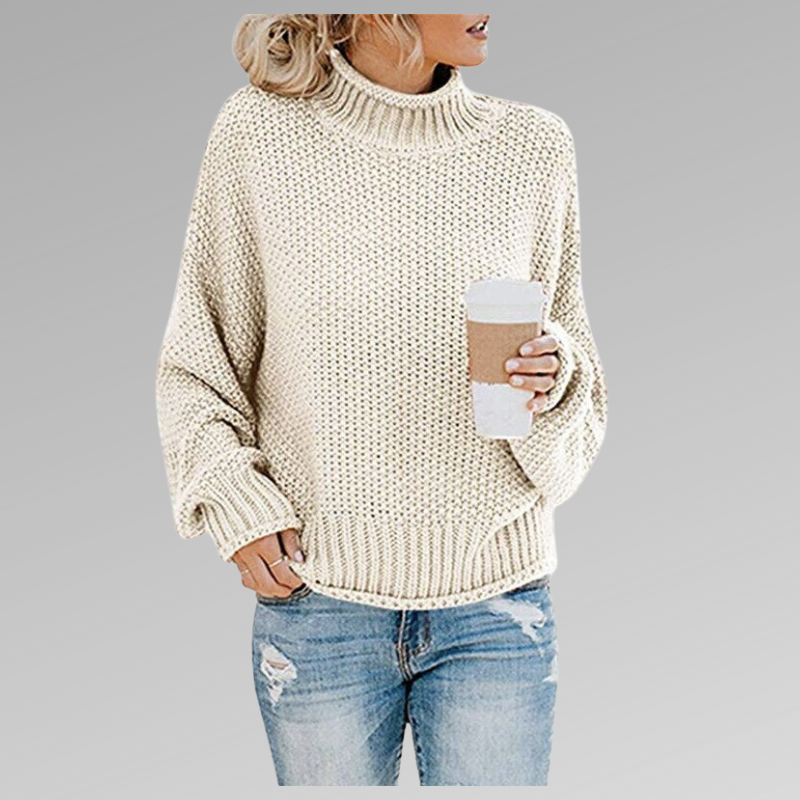 Rosmarie | Pullover à manches longues avec col roulé