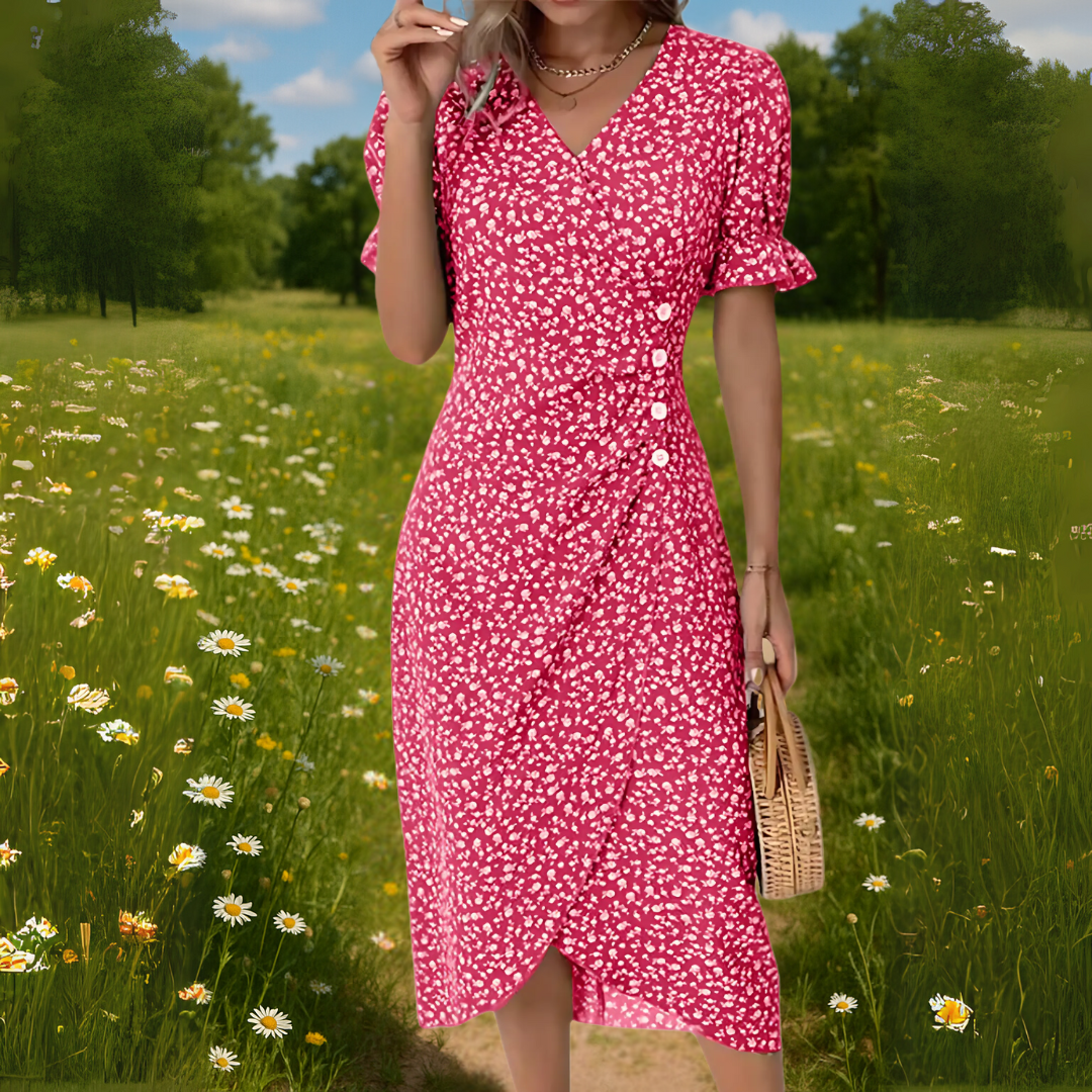 Florencia | Robe de Soirée Élégante à Enveloppe