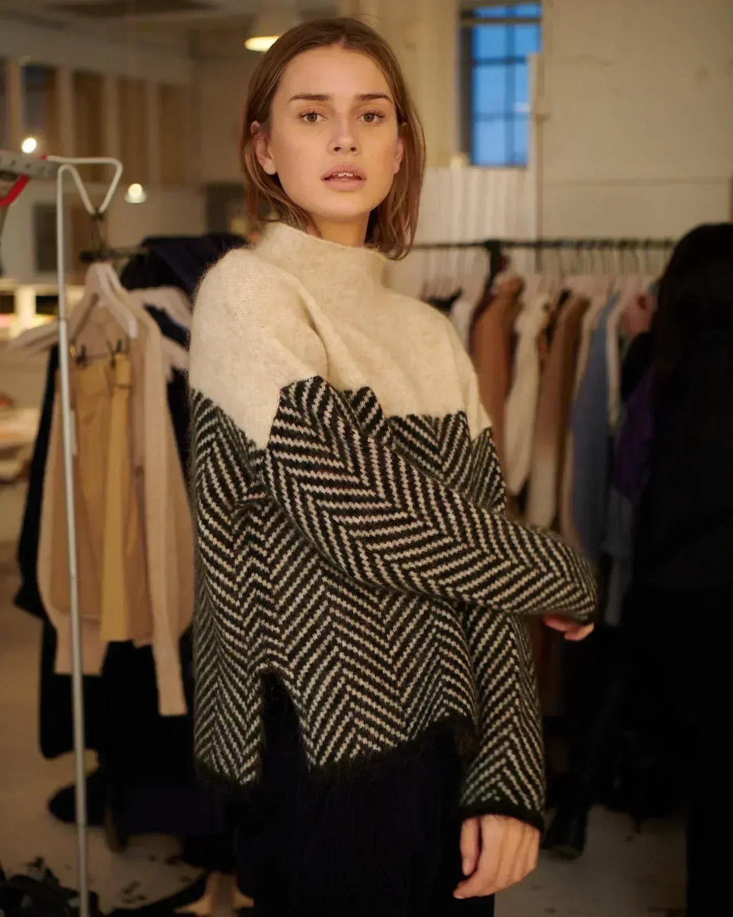Johanna | Pull à motif en zigzag
