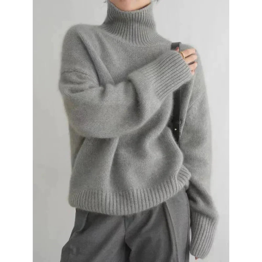 Eveline | Pull en cachemire à col roulé