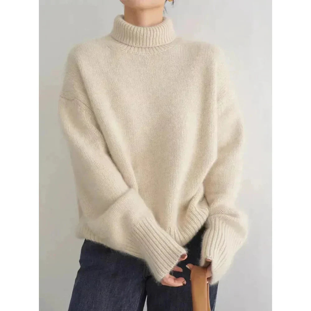 Eveline | Pull en cachemire à col roulé