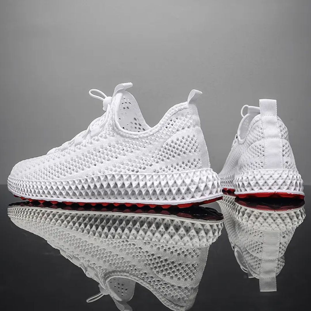 Ignis | Sneakers blanches à semelle contrastée