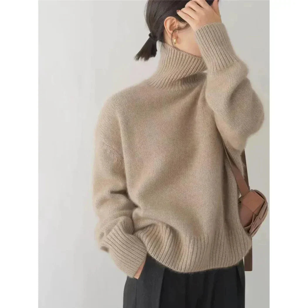 Eveline | Pull en cachemire à col roulé