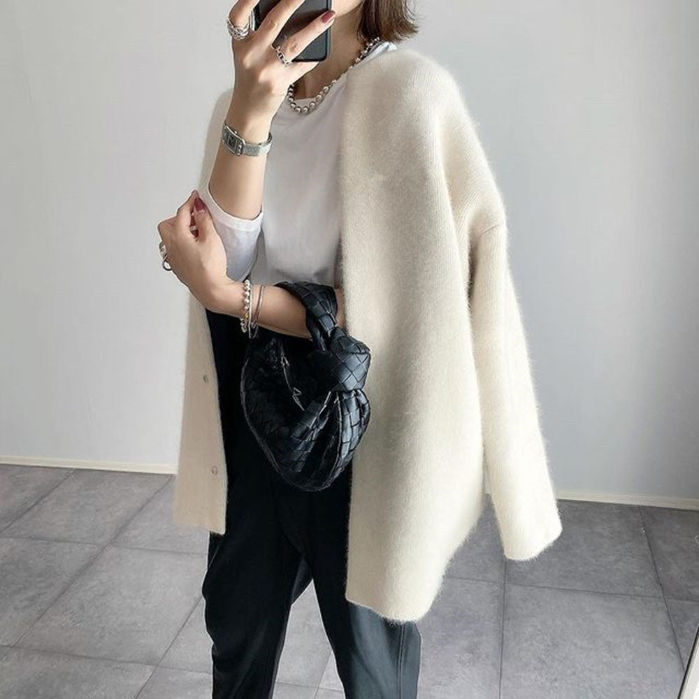 Ariadna | Élégante veste en cachemire tricotée