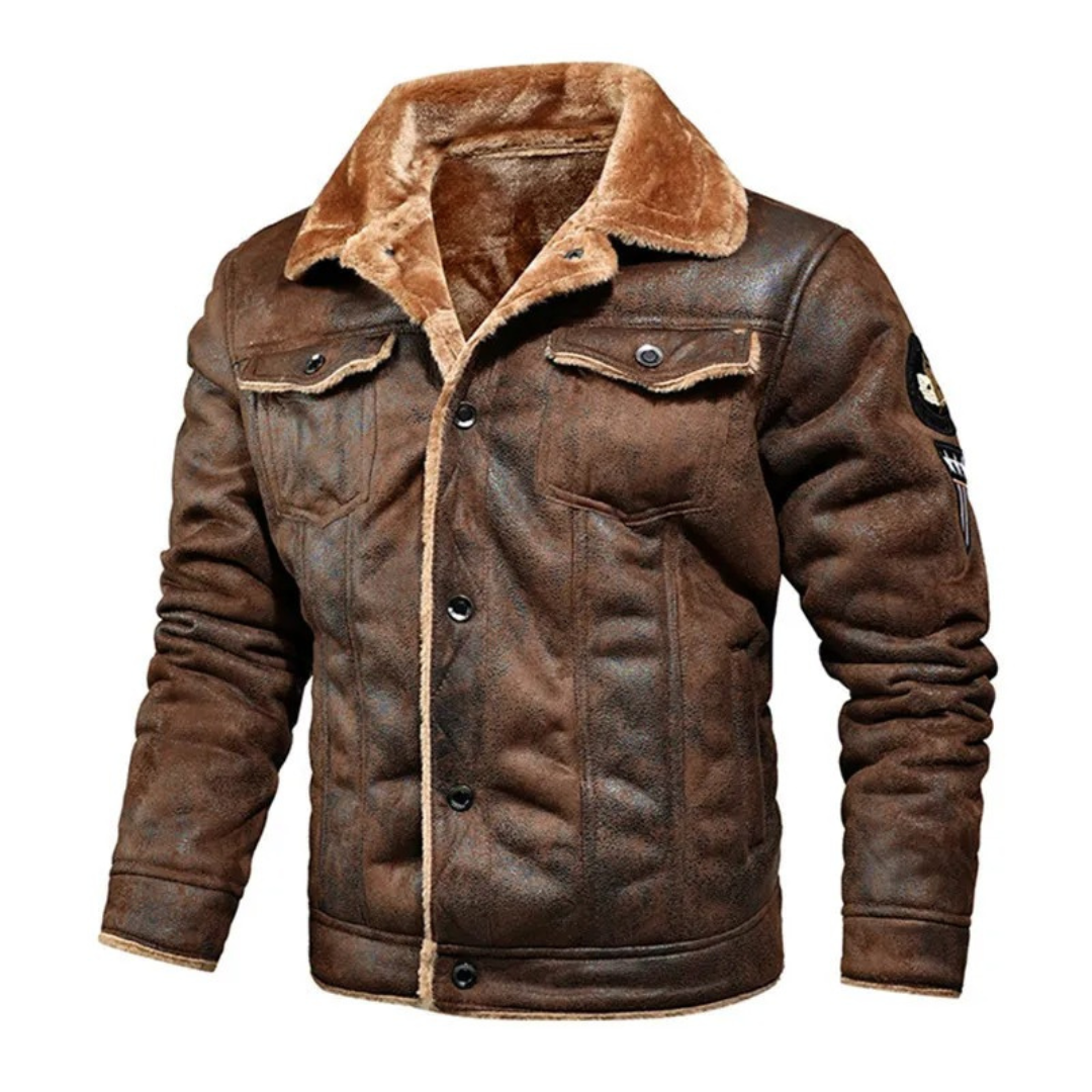 Rafael | Manteau en cuir chaud