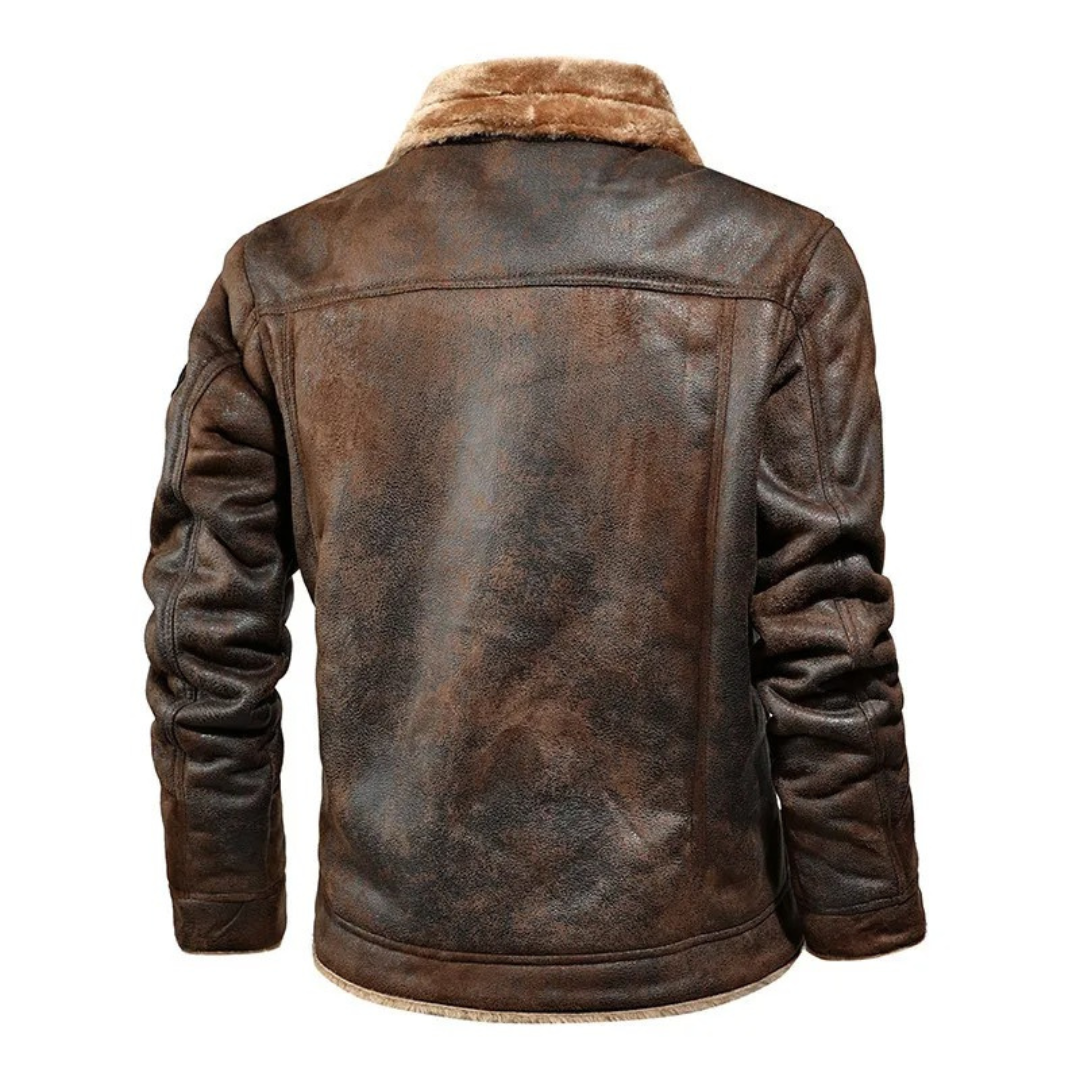Rafael | Manteau en cuir chaud