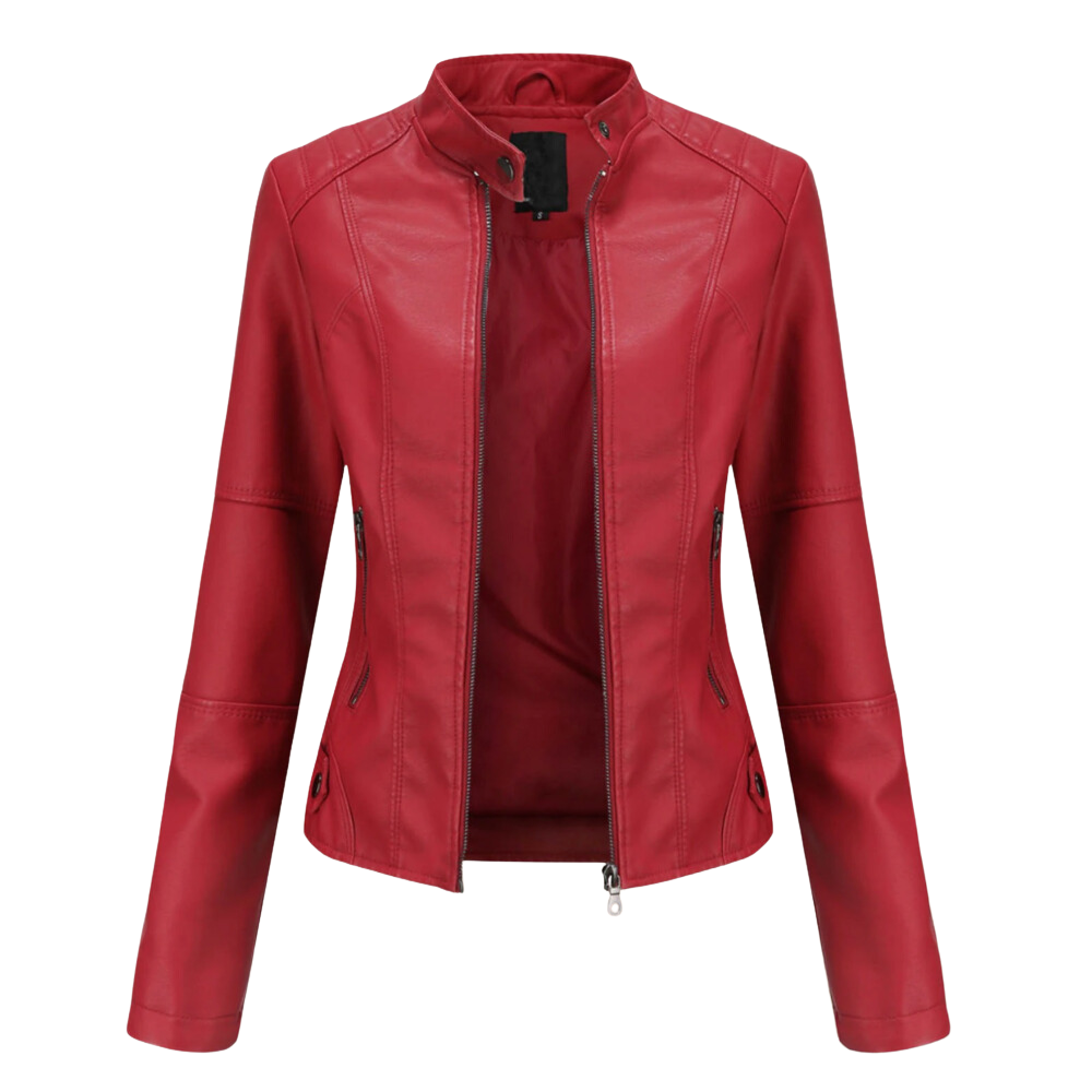 Violeta | Veste en cuir élégante pour femmes