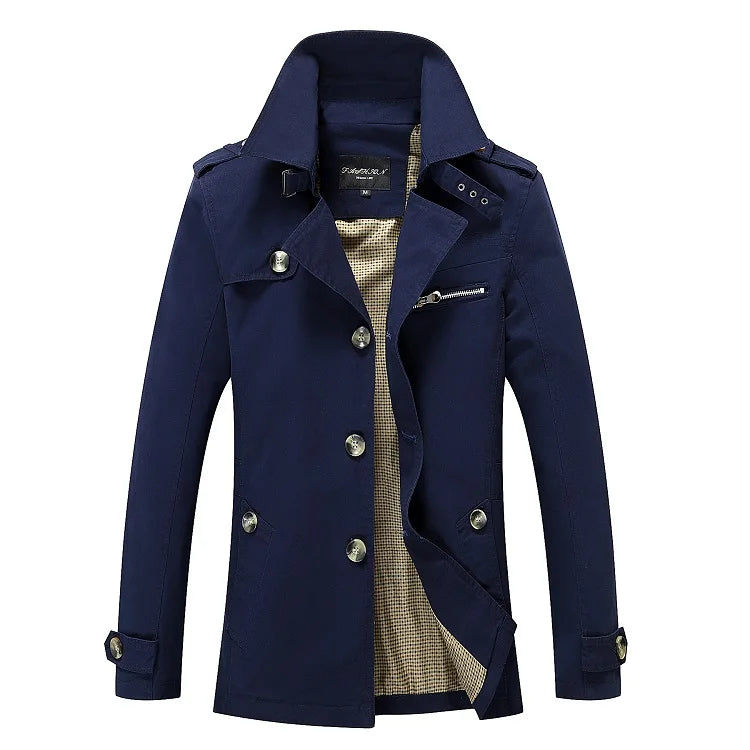 Vicente | Manteau trench moderne pour hommes