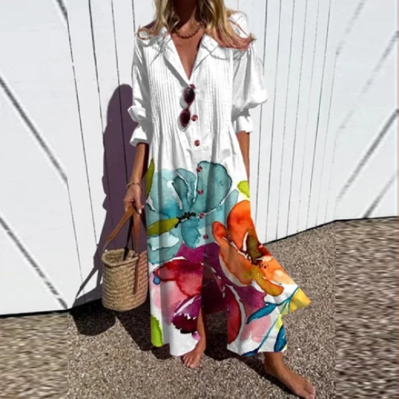 Maisie | Robe longue bohème flatteuse