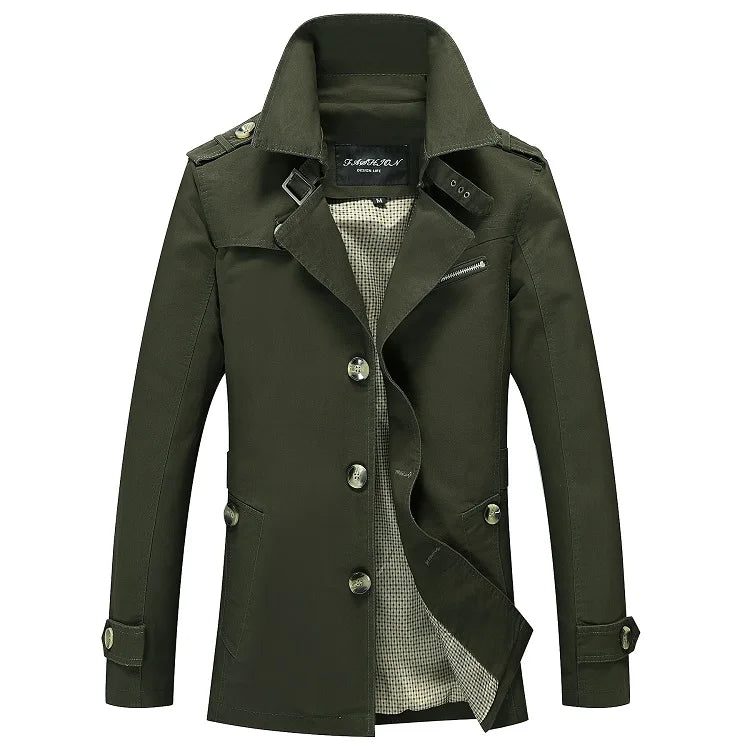 Vicente | Manteau trench moderne pour hommes