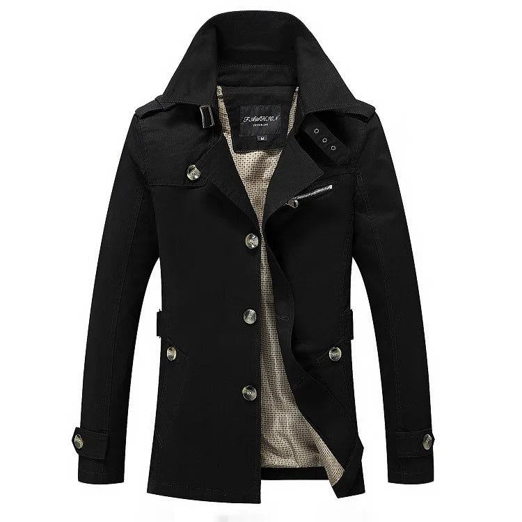 Vicente | Manteau trench moderne pour hommes