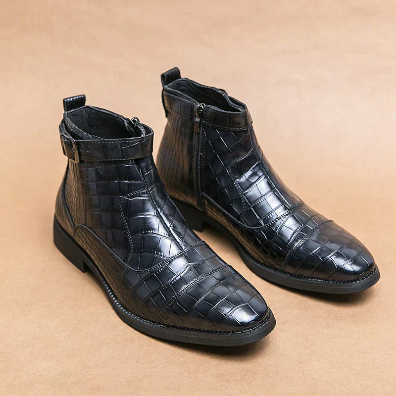 Laurent | Bottes en cuir avec boucle