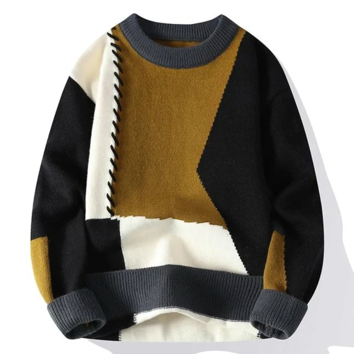 Patricia | Pull-over en patchwork