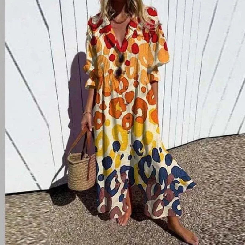 Maisie | Robe longue bohème flatteuse