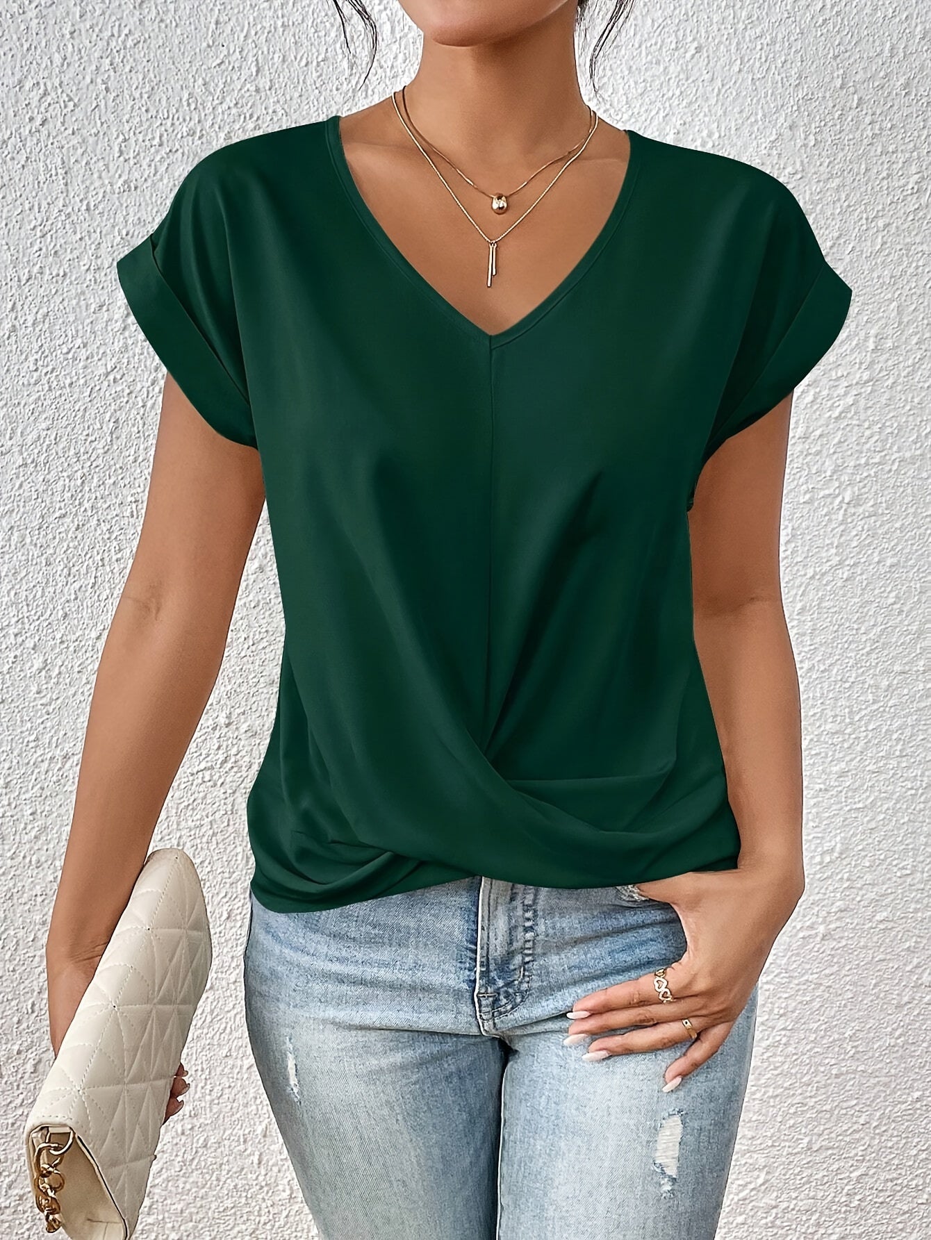 Clara | T-shirt élégante à coupe fluide