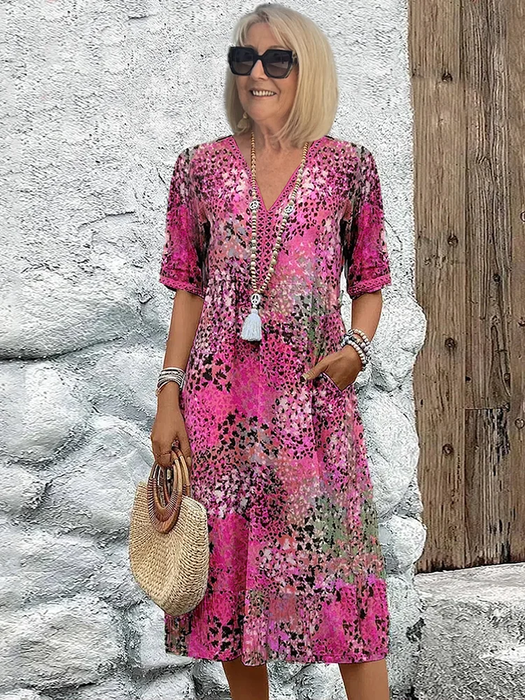 Fatima | Robe à imprimé floral