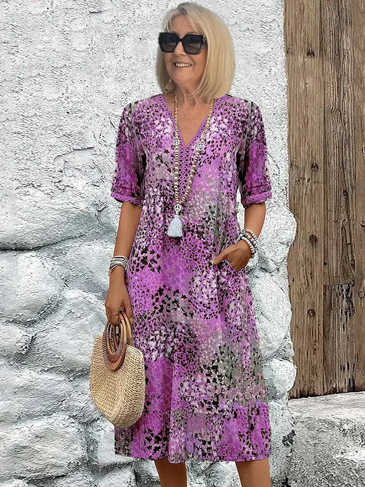Fatima | Robe à imprimé floral