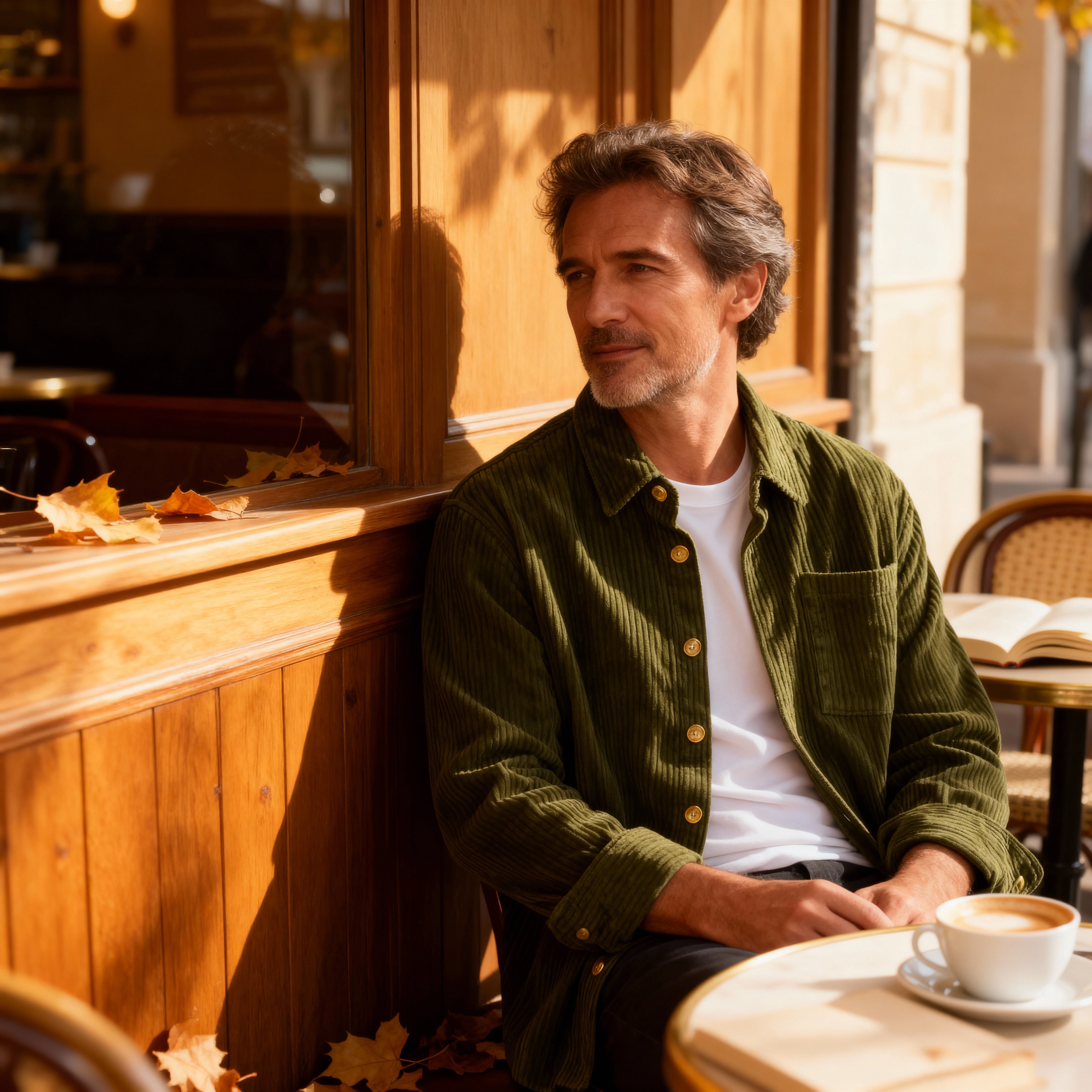 Eiran | Chemise en Velours Côtelé Décontractée