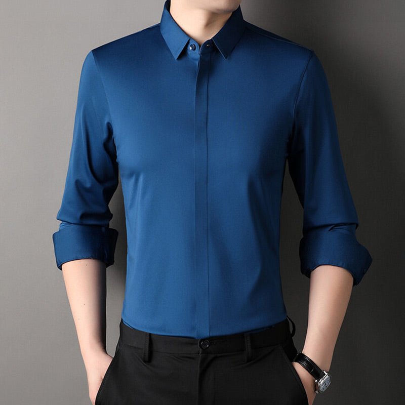 Mitchel | Chemise extensible sans repassage pour hommes