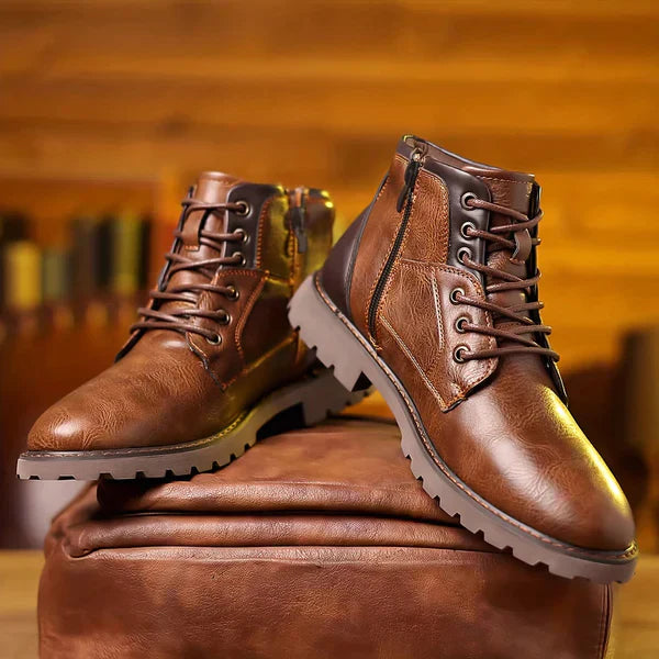 Marcel | Bottines en cuir premium à lacets
