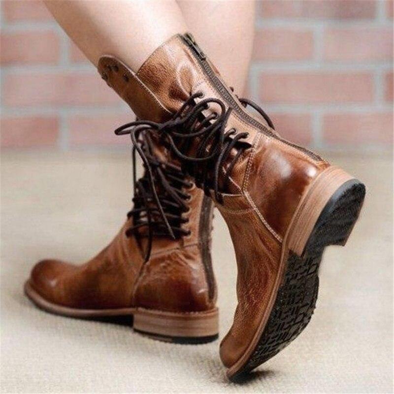 Linda | Chaussures à lacets couleur cognac