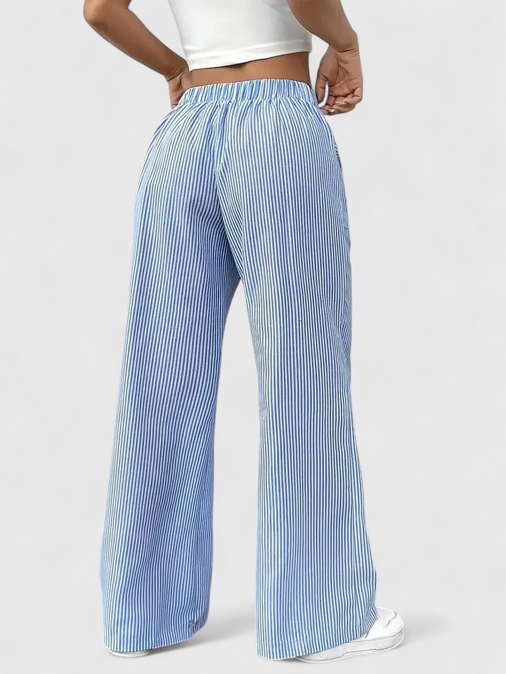 Dominique | Pantalon ample confortable avec des détails élégants