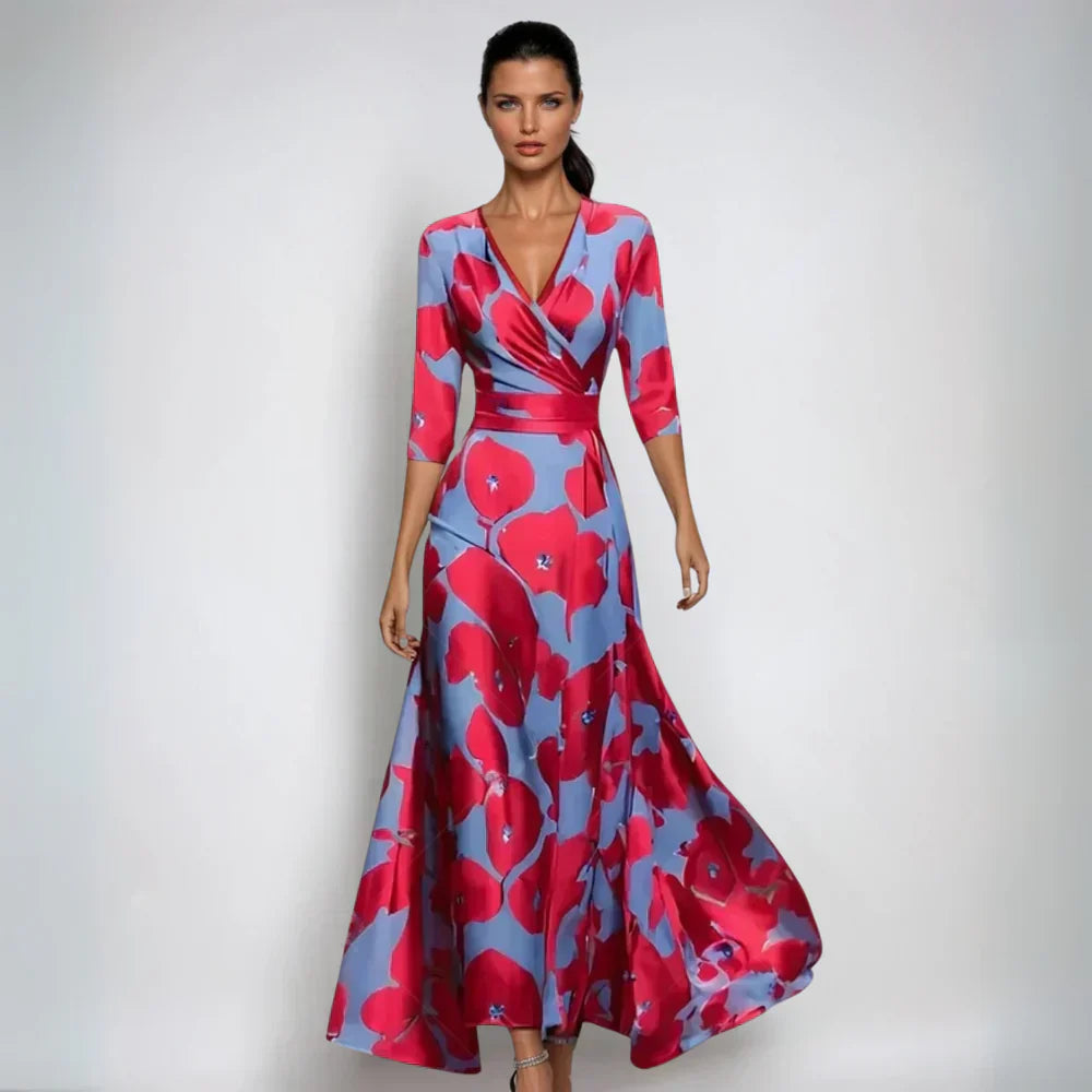 Erica | Robe florale élégante