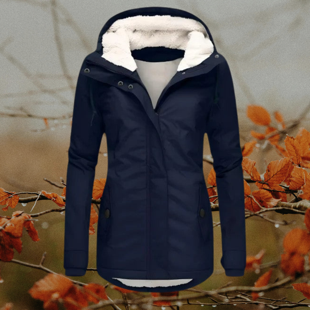 Amélie | Veste d'hiver imperméable avec capuche