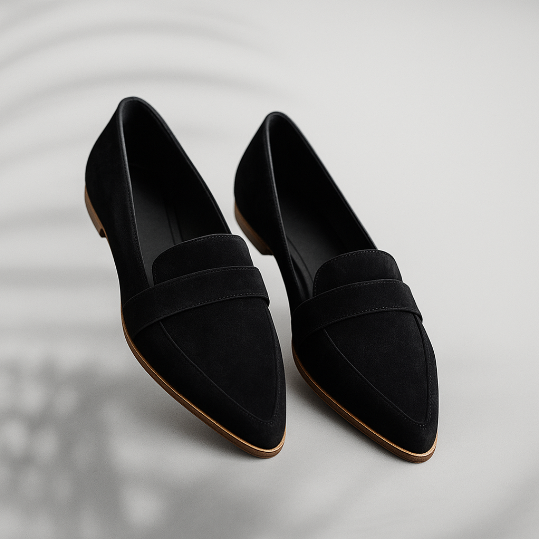 Idalia | Loafers en suède à bout pointu