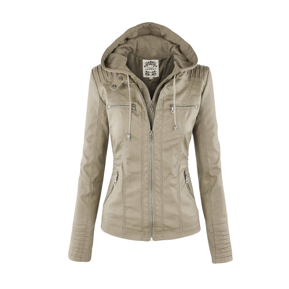 Zara | Veste en cuir italienne