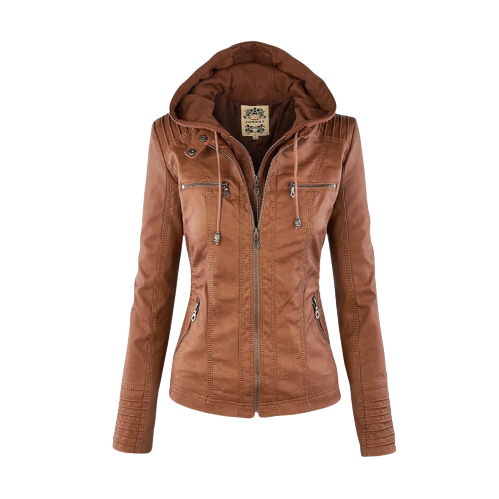 Zara | Veste en cuir italienne